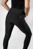 HuleHest COMFORT RIDE Legginsy jeździeckie z wysokim stanem i pełnym lejem silikonowym